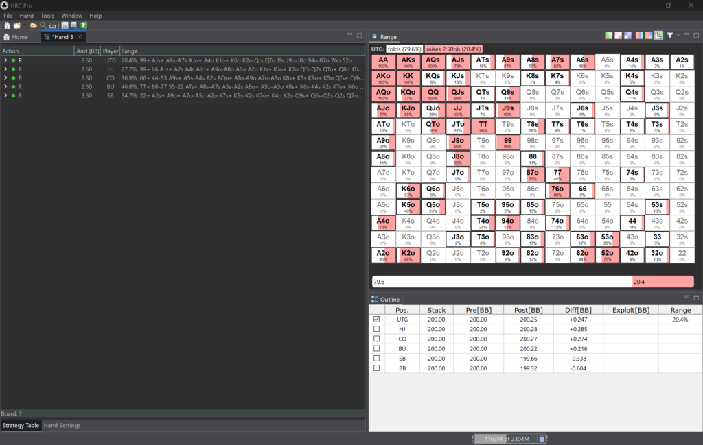 Holdem Resources Calculator