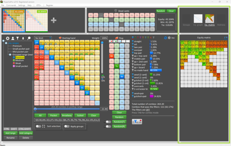Flopzilla Pro Review: The Calculator That Instantly Shows Range Strength on Any Board