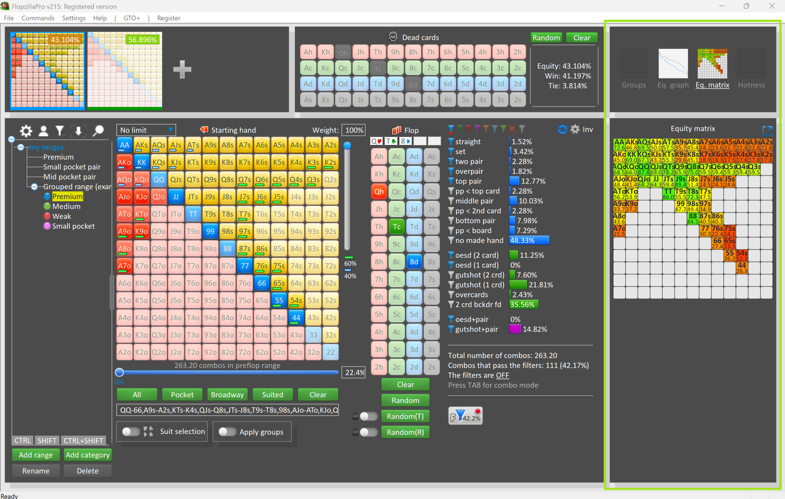 Flopzilla Pro Review: The Calculator That Instantly Shows Range Strength on Any Board