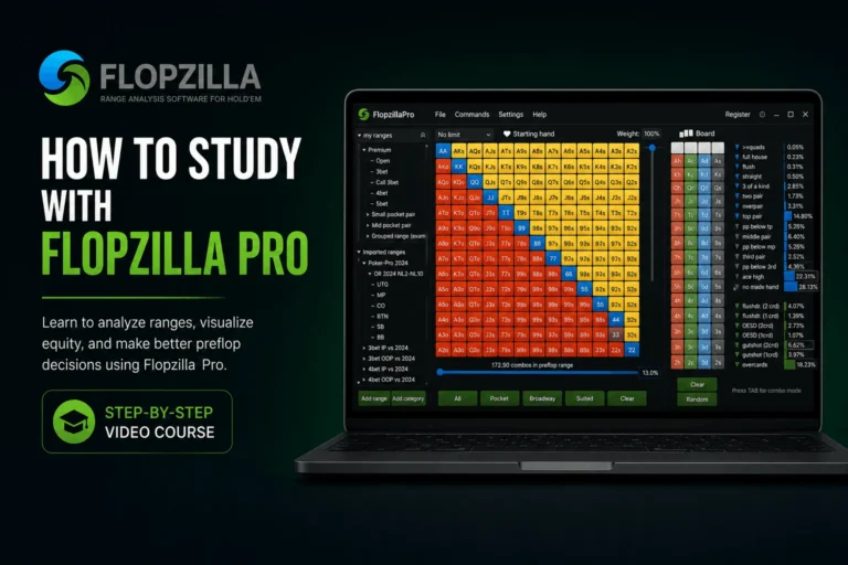 How To Study With Flopzilla Pro