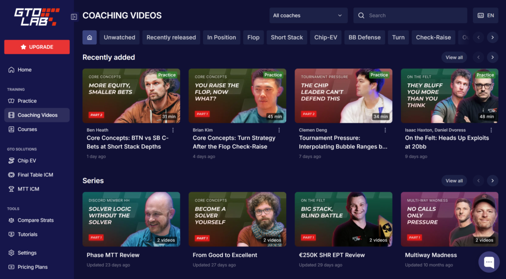 GTO LAB Review: ICM Trainer and Pre-Solved Solutions for Tournament Poker
