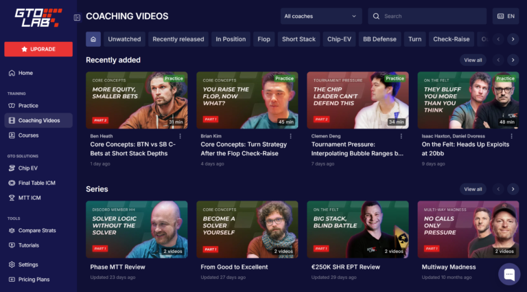 GTO LAB Review: ICM Trainer and Pre-Solved Solutions for Tournament Poker