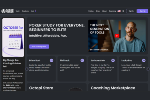 Octopi Poker Review: Tournament GTO With Pro Hand Reviews