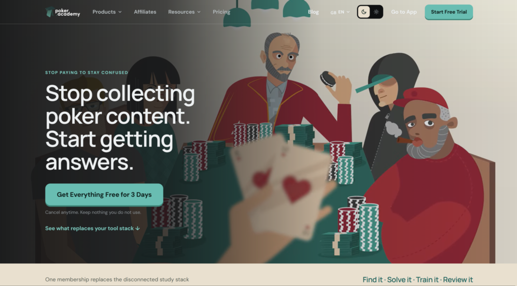 Poker Academy Review: Ranges, Solver, and Trainer in One Browser Window
