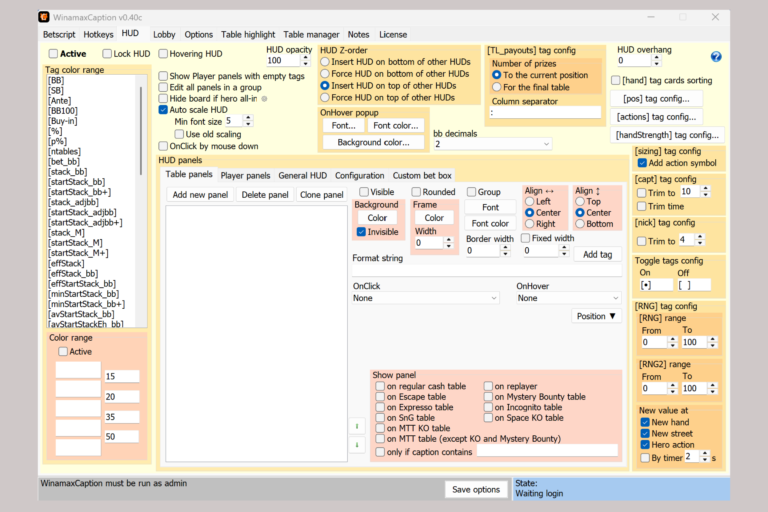 WinamaxCaption Review: Hotkeys, HUD, and Table Highlighting for Multi-Tabling on Winamax