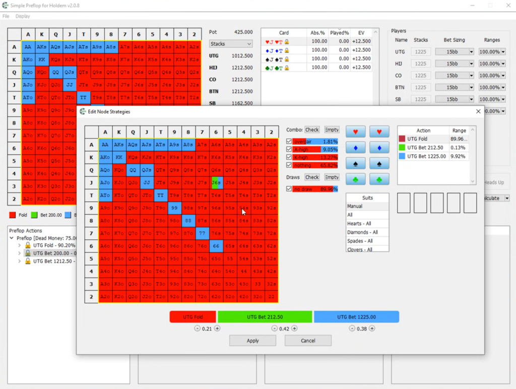 Simple Preflop Holdem